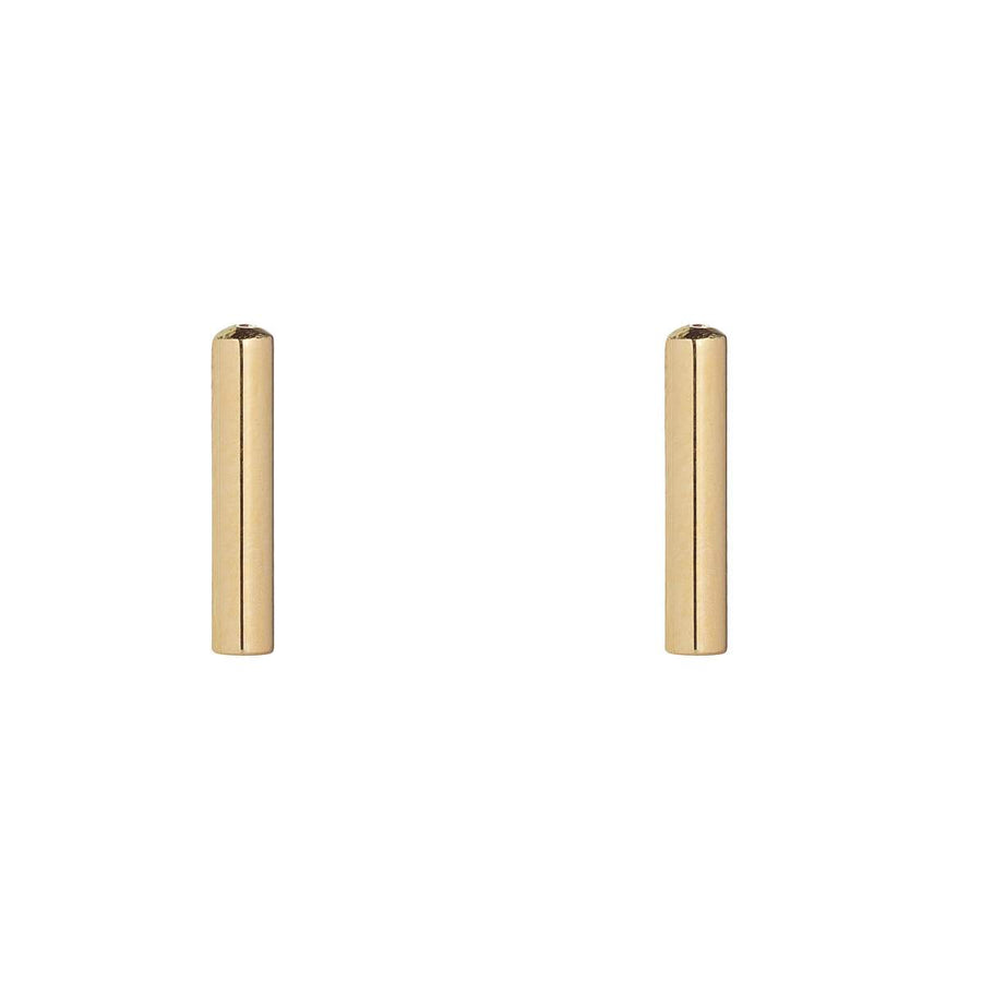 9ct Yellow Gold Bar Earrings