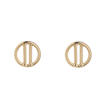 9ct Gold Open Circle Earrings