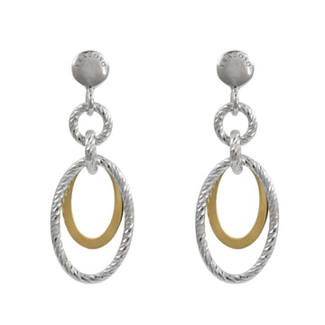 Fraboso - Oval Drop Earrings Yellow