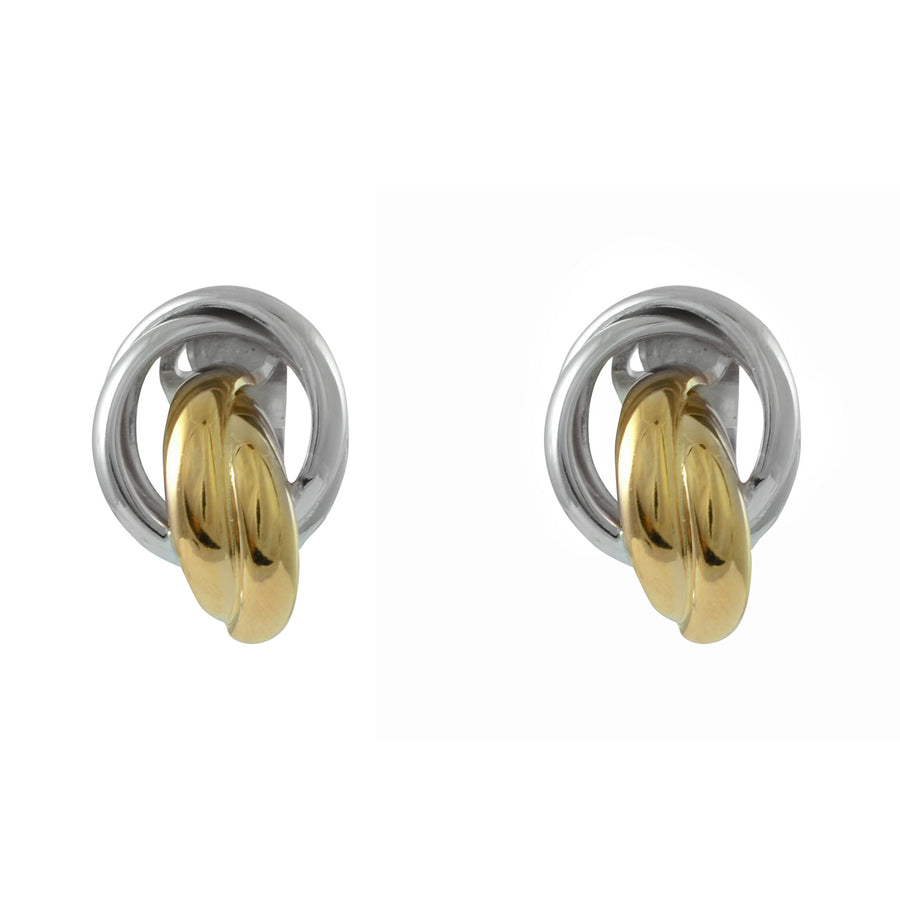 Fraboso - Knot Clip On Earrings Yellow