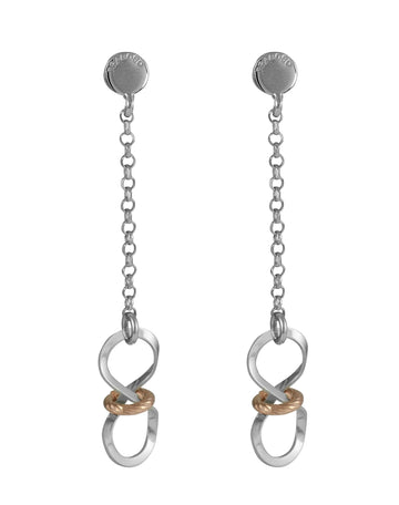 Fraboso - Figure 8 Chain Drop Earrings