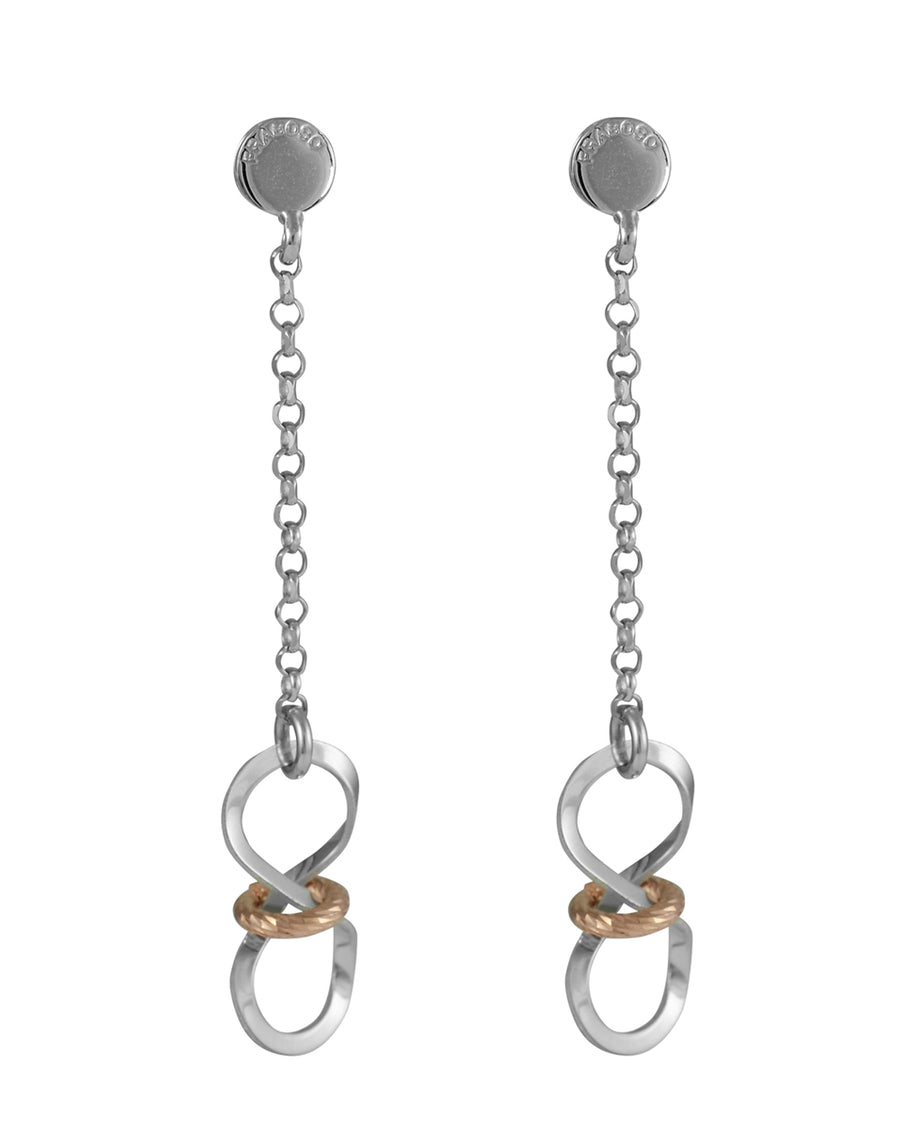 Fraboso - Figure 8 Chain Drop Earrings