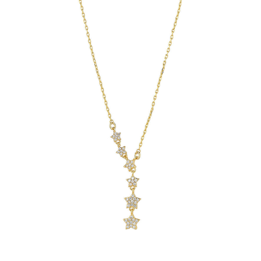 Knight & Day - Star Drop Gold Necklace