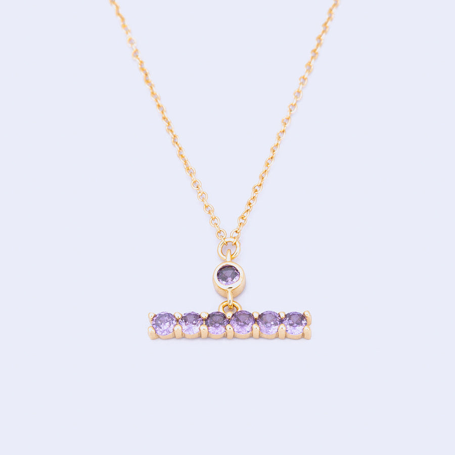 Knight & Day - Amethyst T-Bar