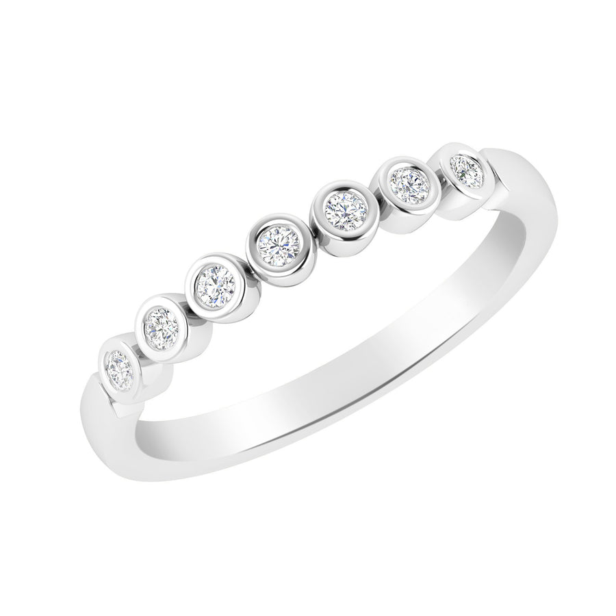 18ct White Gold Wedding/Eternity Ring