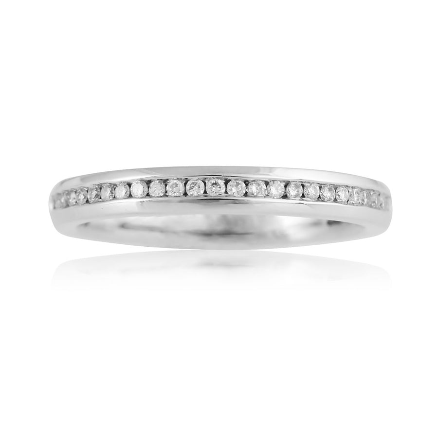 18ct White Gold Wedding/Eternity Ring