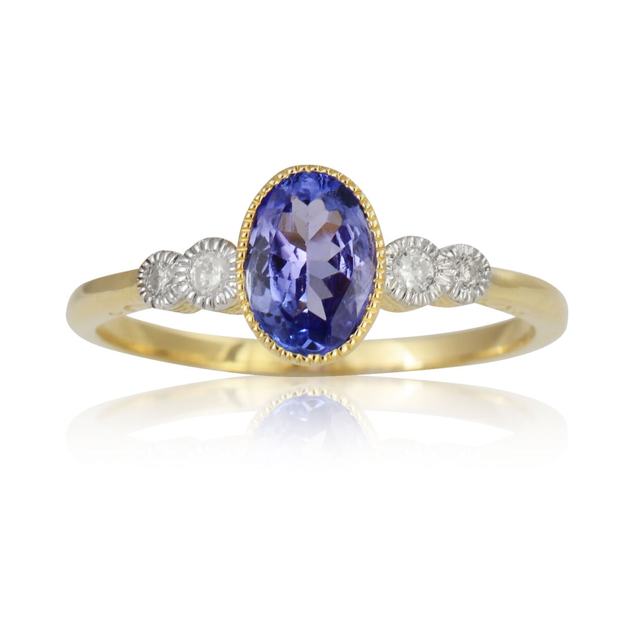 Tanzanite & Diamond Ring