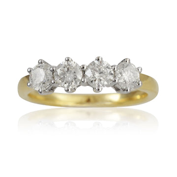 4 Stone Diamond Ring