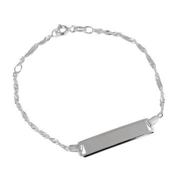 Silver ID Bracelet