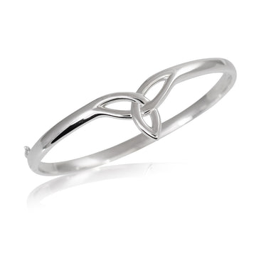Sterling Silver Trinity Bangle