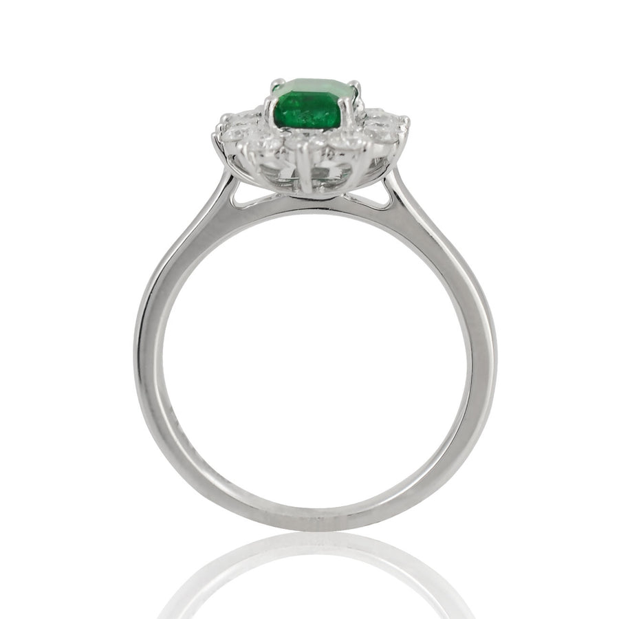 Emerald & Diamond Ring