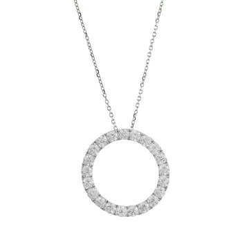 Diamond Circle Necklace