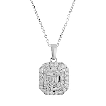Diamond Cluster Necklace