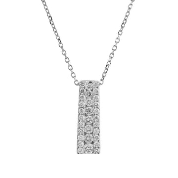Diamond Bar Necklace