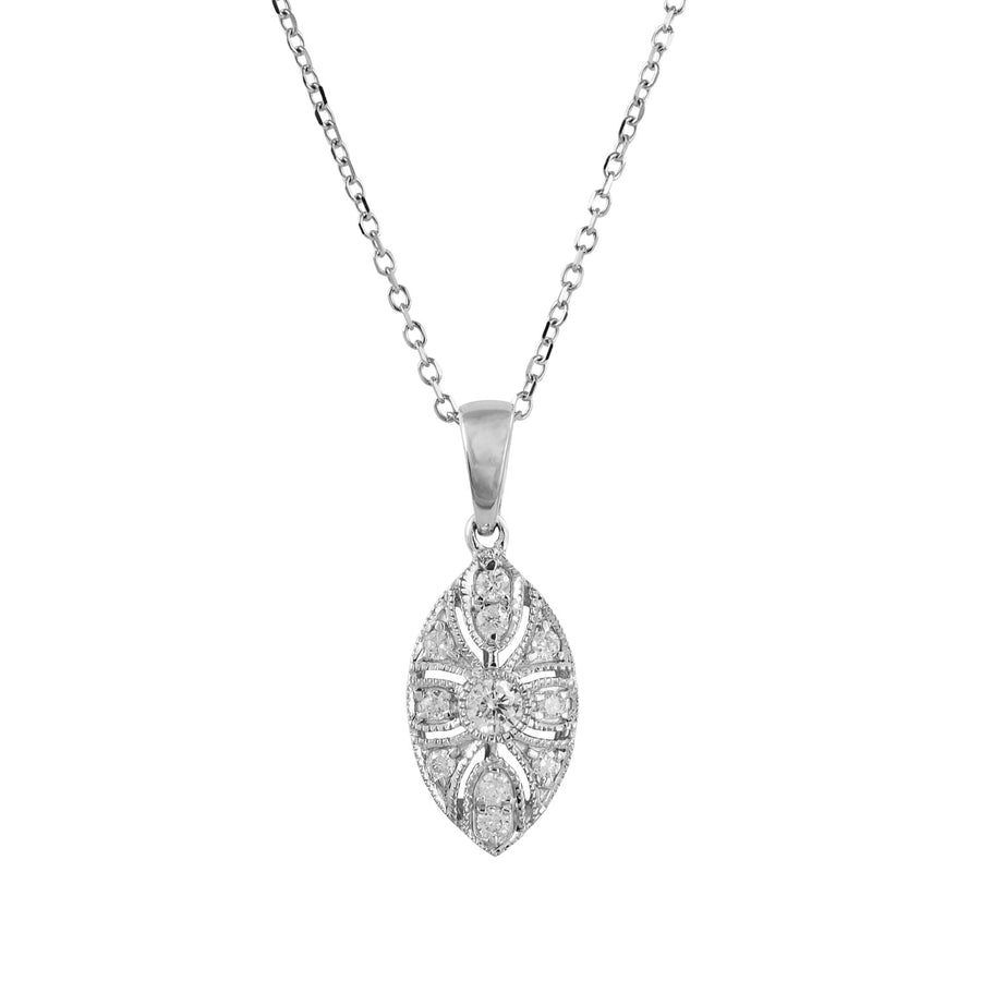 Diamond Cluster Necklace