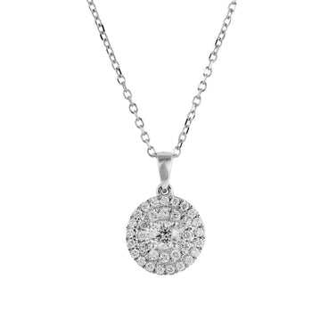Diamond Cluster Necklace