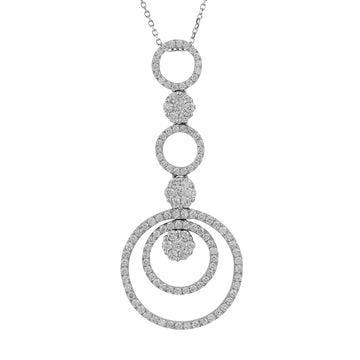 Diamond Circles Necklace
