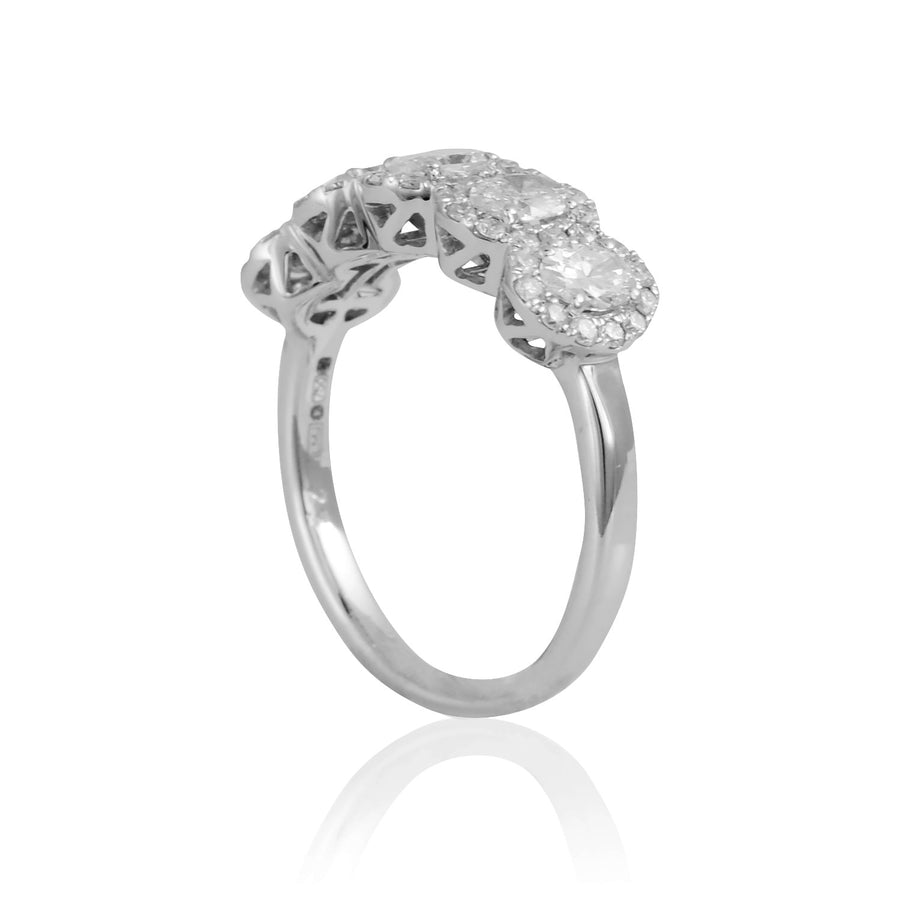 5 Cluster Diamond Ring