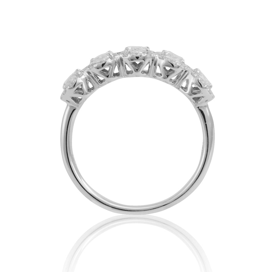 5 Cluster Diamond Ring