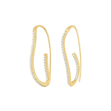 Nana Kay - Glamour Girl Curvey Earrings