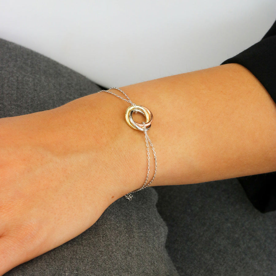 Nana Kay - Modern Trio Rings Bracelet