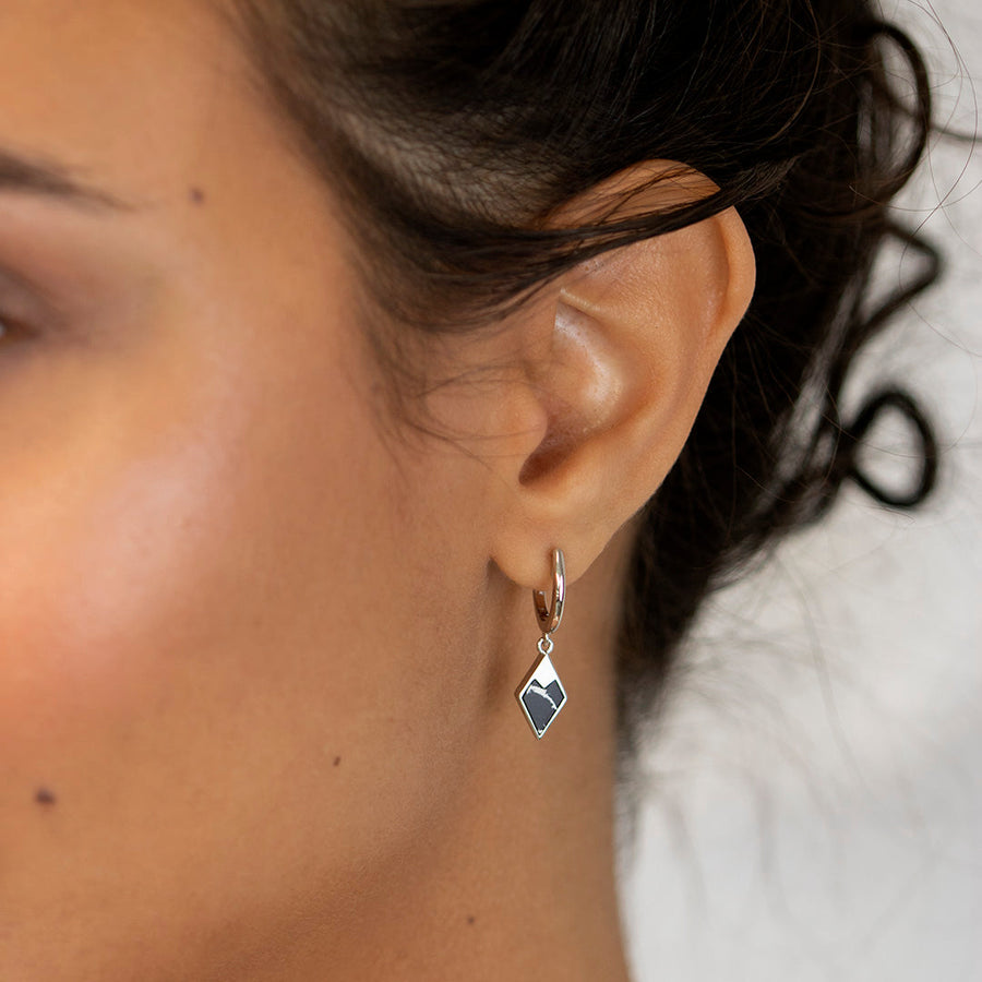 Nana Kay - Roman Vibes Marble Hoop Earrings