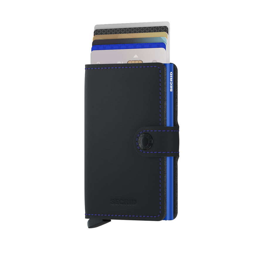 Secrid - Miniwallet Matte Black & Blue