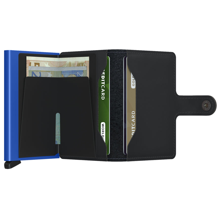 Secrid - Miniwallet Matte Black & Blue