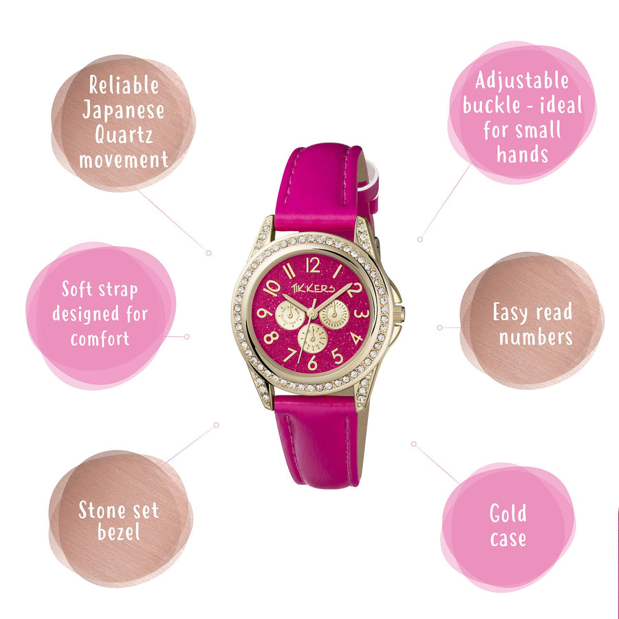 Tikkers Pink Watch