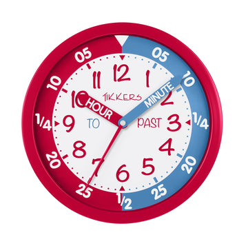 Tikkers Red Wall Clock