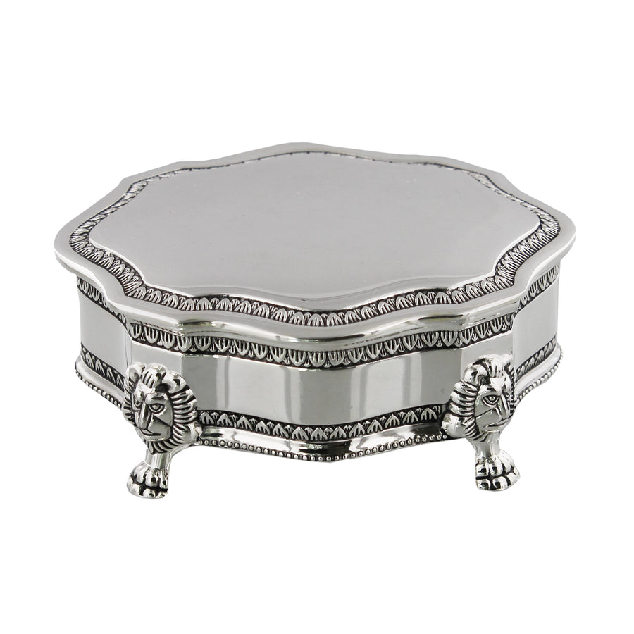 Silver Plated Jewellery Box