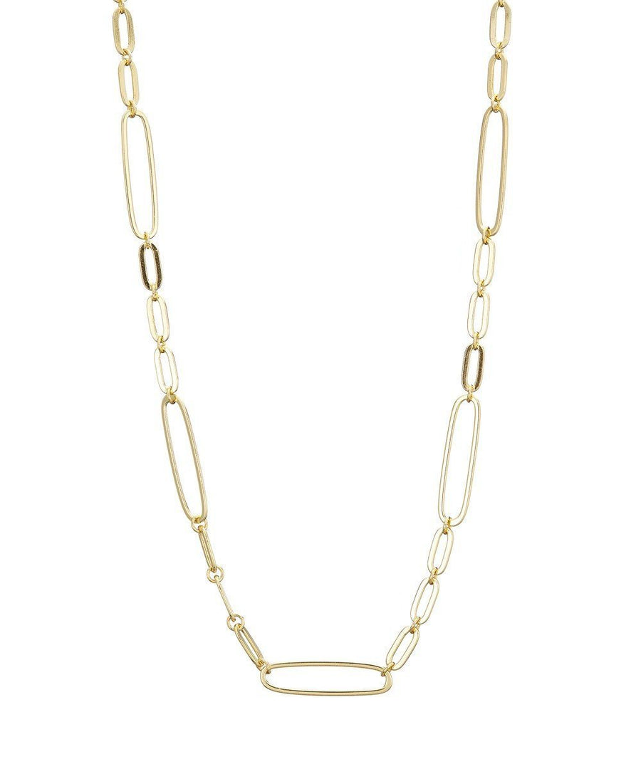 Mary-K - Gold Chunky Mixed Link Chain