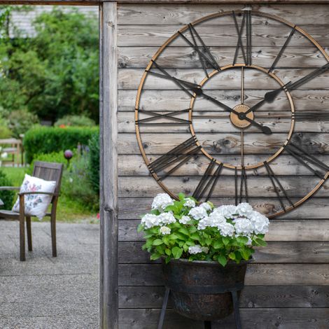 Summer House Copper Oversized Wall Clock