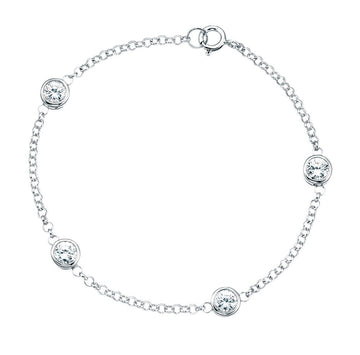 Sterling Silver CZ Bracelet