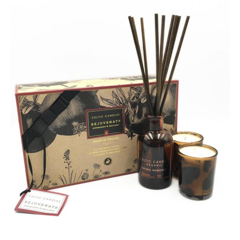 Celtic Candles - Organic Gift Set - Rejuvenate
