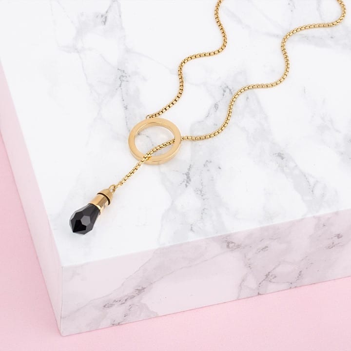 Melano Jewelry - Twisted Circle Necklace