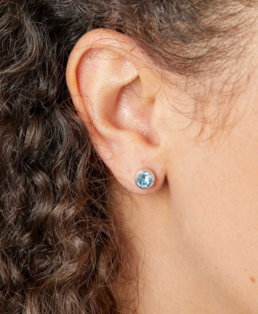 March Birthstone Earrings