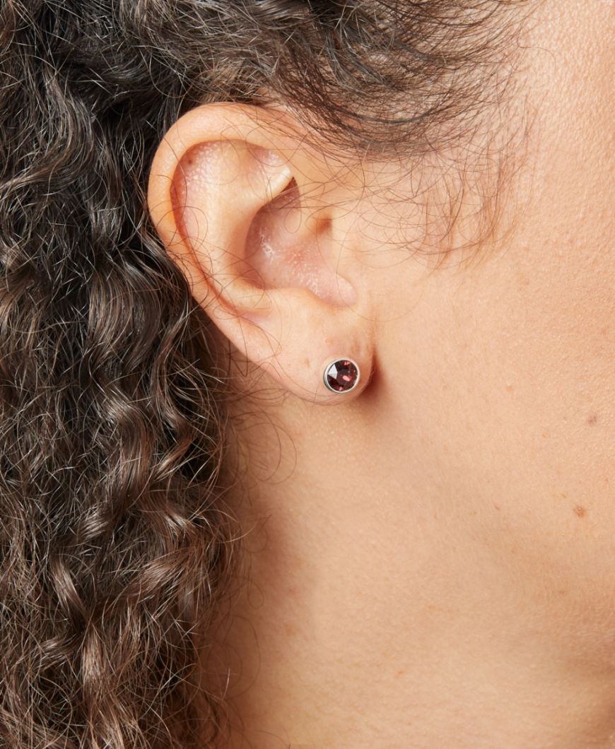 January Birthstone Earrings