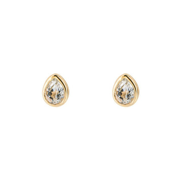 Gold Plated April Birthstone Earrings