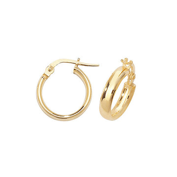 9ct Gold Hoop Earrings