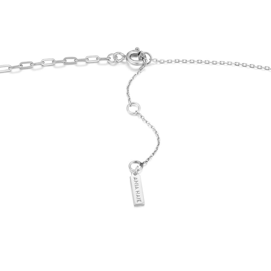 Ania Haie - Silver Tidal Turquoise Mixed Link Necklace
