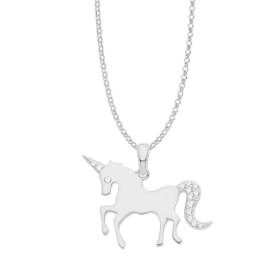Sterling Silver Unicorn Necklace