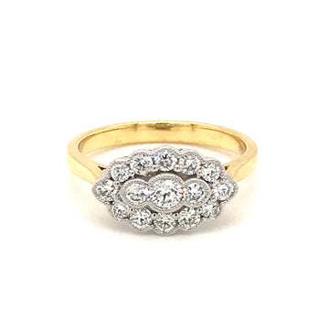 Cluster Diamond Ring