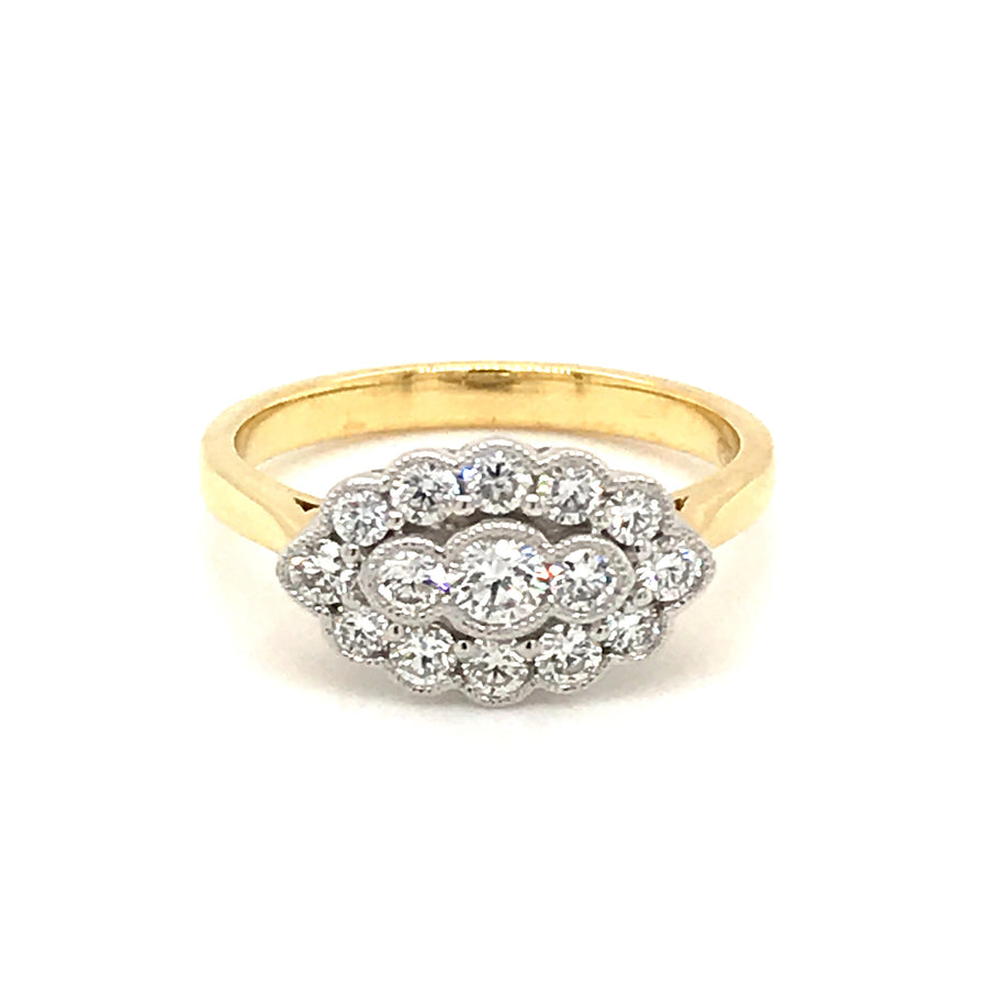 Cluster Diamond Ring