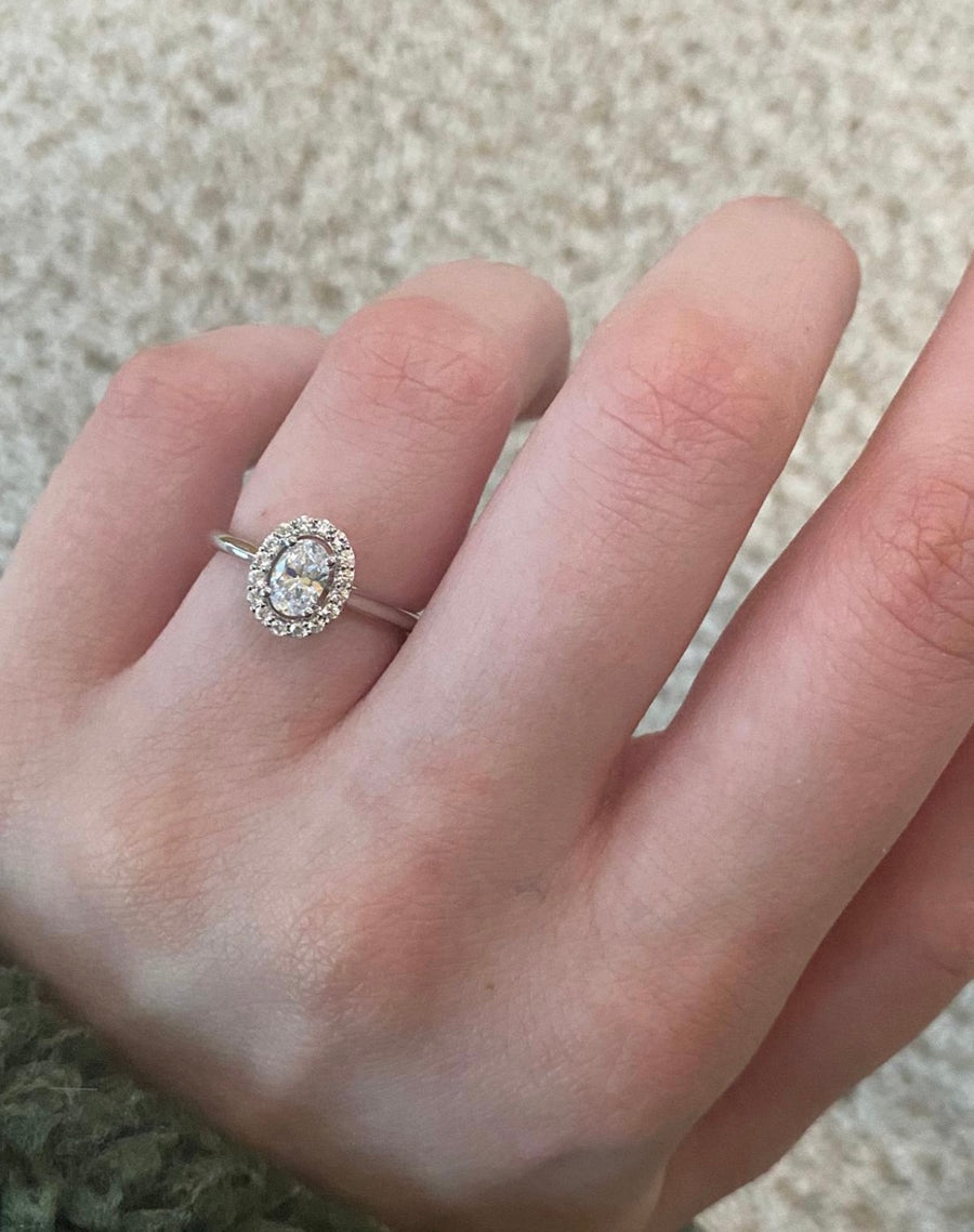 Cluster Diamond Ring