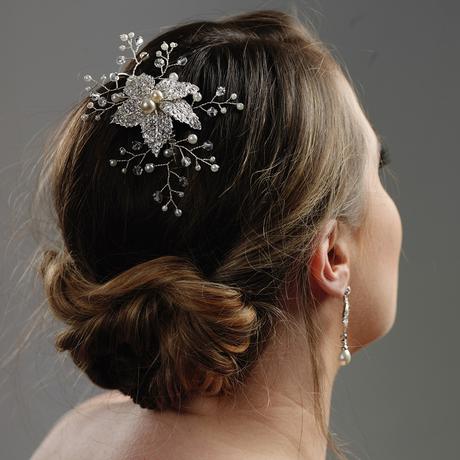 Crystal Star Flower Hair Comb
