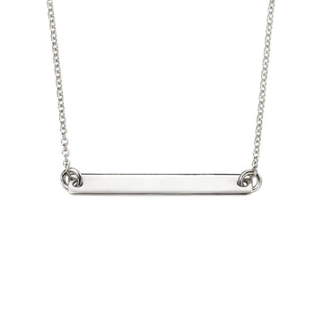 Sterling Silver Bar Necklace