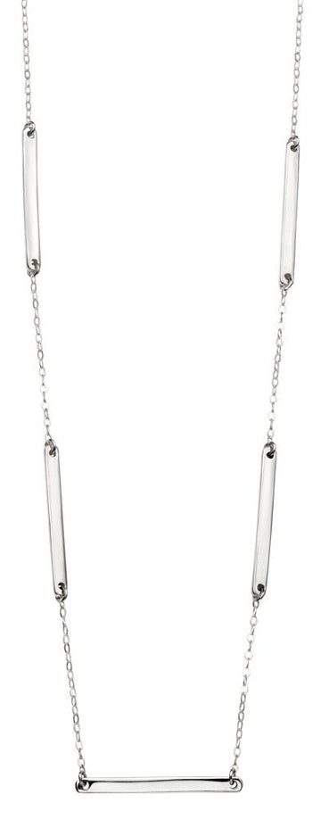 Silver Bar Necklace