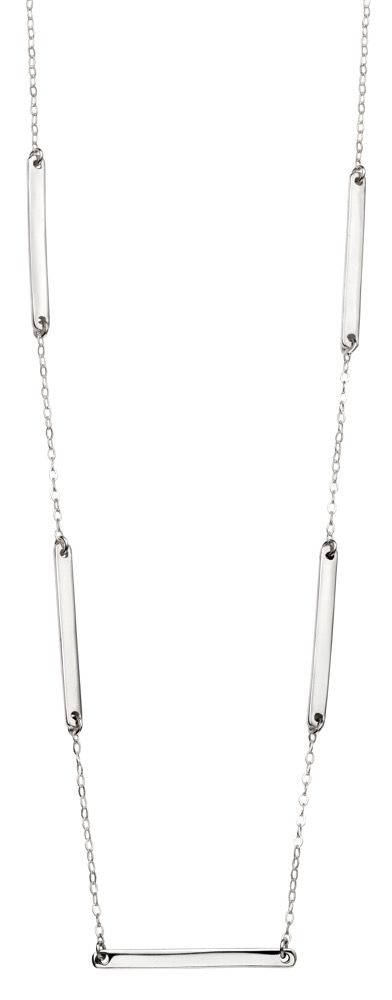 Silver Bar Necklace