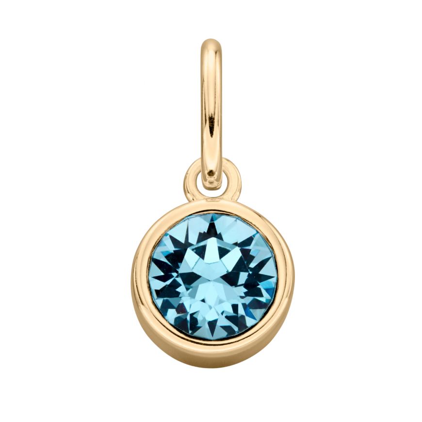 Gold Plated March Birthstone Charm